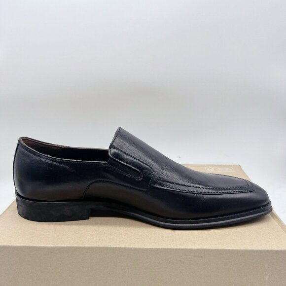Bruno Magli Raging Nappa Slip On Loafer Dress Shoes Black Leather Men US 11 $395 - Picture 8 of 12